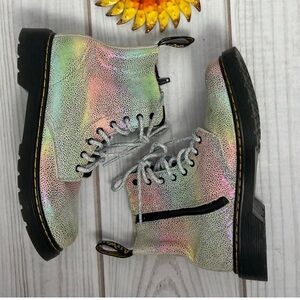 Dr. Martens Multicolor Iridescent Boots